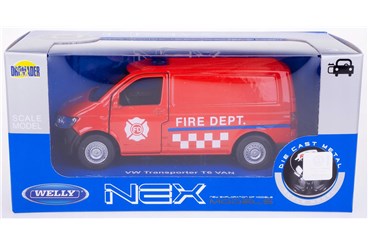 WELLY 1:34 VW Transporter T6 VAN Fire Dept