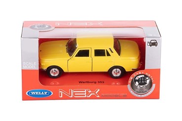 WELLY 1:34 Wartburg 353 żółty