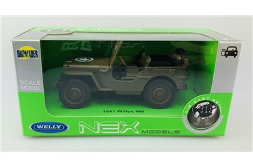 WELLY 1:34 Willys MB wojskowy
