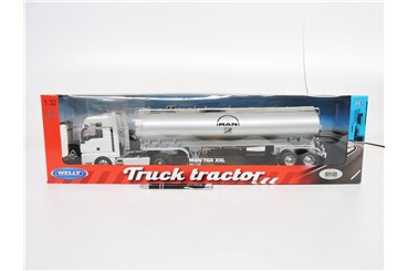 *WELLY AUTO metal, 1:32, MAN TGX OIL z przyczepą