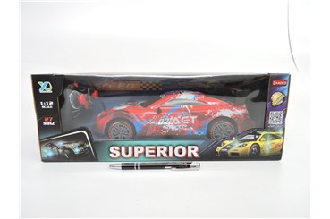 AUTO na radio, plast., sportowy, 1:12,       kart.