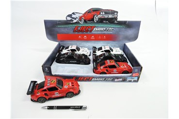 AST. SAMOCHÓD sportowy, św/dźw/dym, 16 cm,  displ.