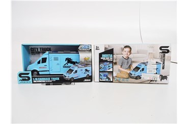 AUTO plast., do przewozu koni, św/dźw.,      kart.