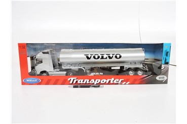 *WELLY AUTO metal, 1:32 VOLVO FH OIL z przyczepą