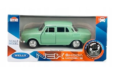 WELLY 1:34 Skoda 100 zielona