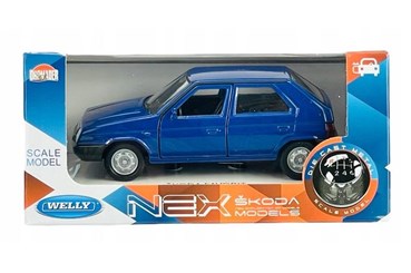 WELLY 1:34 Skoda Favorit granatowa