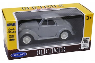 WELLY 1:34 OLD Fiat 500 Topolino 1936 szary