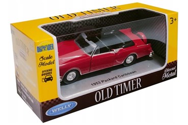 WELLY 1:34 OLD Packard Caribbean 1953 czerwony
