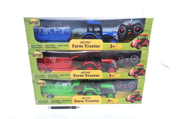 AST. TRAKTOR na radio Z PRZYCZEPĄ, 49x13x12, kart.