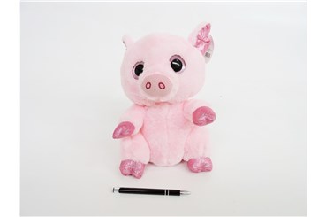 *PLUSZ świnia, 25 cm, róż.