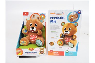 PRZYJACIEL MIŚ, plusz., dźw.,       kart.