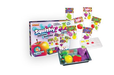 *SQUISHY - ZESTAW OWOCÓW