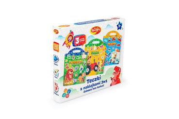 *DUMEL TECZKI Z NAKLEJKAMI - ZABAWA BEZ KOŃCA 3w1