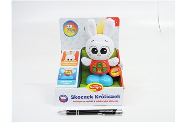 *DUMEL Skoczek Króliczek, edu, św/dźw, sensor, 2+