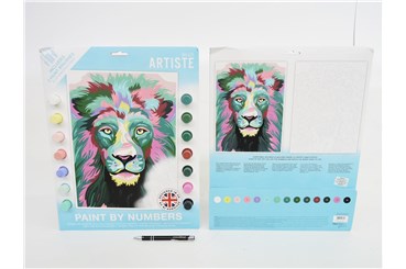 DUŻY ZESTAW do malowania, Artiste - LEW