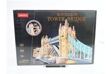 PUZZLE 3D, 222 el., Tower Bridge, LED