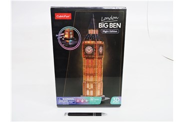 PUZZLE 3D, 32 el., Big Ben, NOCNA WER.