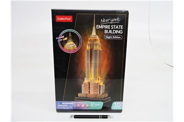 PUZZLE 3D,37 el. Empire State Building,NOCNA WER.