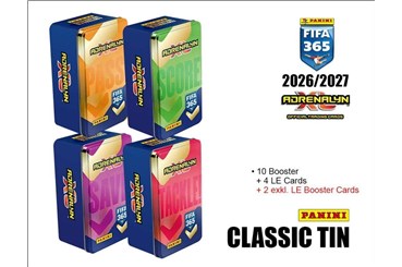 PANINI FIFA 365 ADRENALYN Puszka Kolekcjonera 4wz