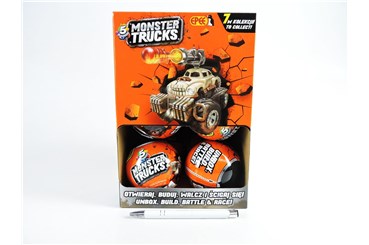 *MONSTER TRUCK x 12, kulka, 5 niespodzianek,12/120