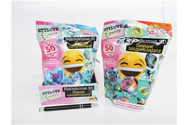 *Naklejkomat - zestaw uzupełniający, saszetka  /8