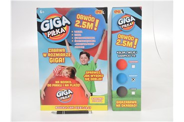*Gigapiłka, 2,5m,  NIEBIESKI