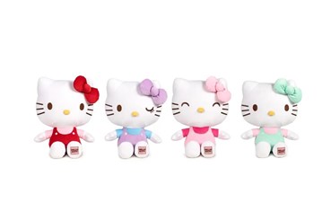 AST. PLUSZ Hello Kitty z naszywką 32 cm 4 ass.  /4