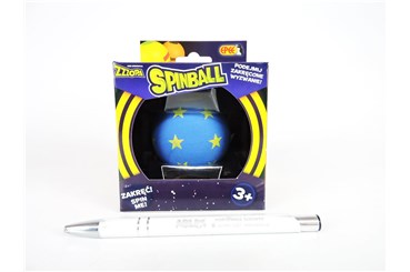 *Spinball niebieska z żółtym METEOR