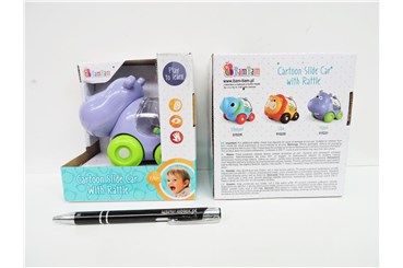 BAM BAM POJAZD HIPCIO, grzechotka, 14x13x9 cm