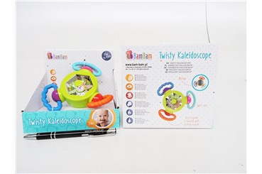 BAM BAM grzechotka, plast., kalejdoskop,  kart