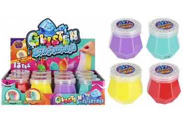 AST. MASA SLIME, rozciąg., 10x3x7 cm, 4 kol. słoik