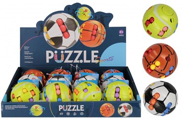 AST. GRA LOGICZNA piłka rotacja, 6,5 cm,  displ.