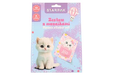 Zestaw kreatywny Książeczka z mozaikami Kitty