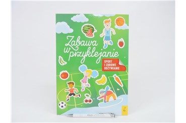 KSIĄŻ. ZABAWA W PRZYKLEJANIE,