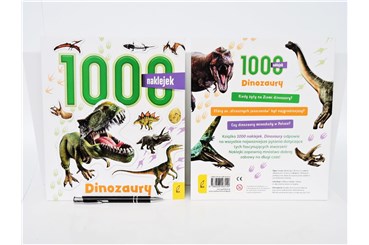 KSIĄŻ. 1000 naklejek - Dinozaury