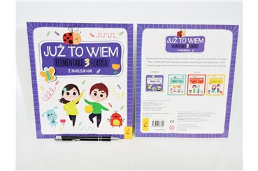 JUŻ TO WIEM - Elementarz 3-latka, naklejki