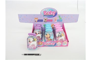 AST. PIESEK x 12 akcesoria, walizka, 3 kol. displ.