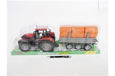 FARMA TRAKTOR z przyczepą, 53x17x16 cm