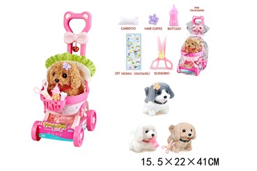 PIES w wózku 3 wz. z akcesoriami