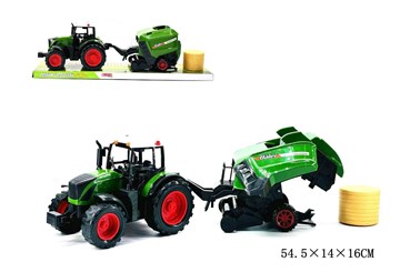 TRAKTOR z prasą,  klosz