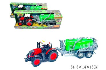 TRAKTOR Z beczkowozem św. dź. kart