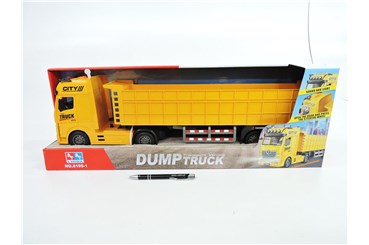 AUTO CIĘŻAROWE, św/dź, 62x22x14 cm, wywrotka kart.