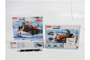 KLOCKI SLUBAN 82 el. MIASTO, Skuter śnieżny