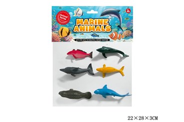 Zwierzęta morskie 6szt w foli