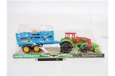 FARMA TRAKTOR, ze zwierz., 42x16x12 cm,      klosz