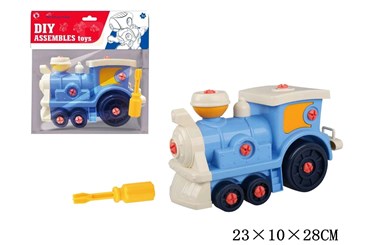 LOKOMOTYWA do skręcania, 23x10x28 cm,    fol.