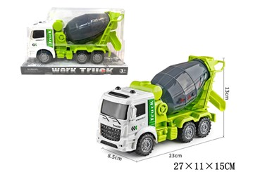 AUTO BETONIARKA, napęd, 27x11x15 cm,        klosz.