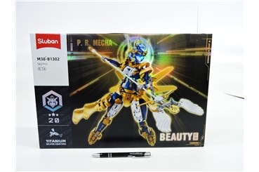 KLOCKI SLUBAN 562 el. KOSMOS, Robot złoty