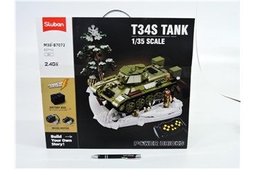 KLOCKI SLUBAN 837 el. R/C, Czołg T34