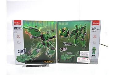 KLOCKI SLUBAN, 247 el., KOSMOS, Robot-czołg